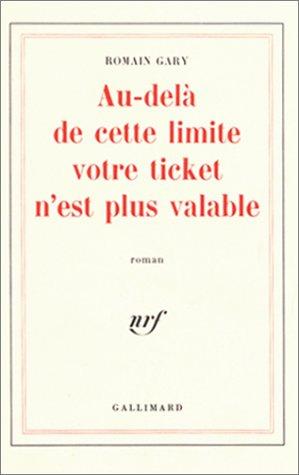 Cover of Au-delà de cette limite votre ticket n'est plus valable