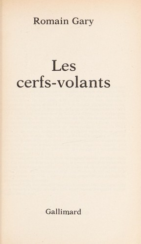 Cover of Les cerfs-volants