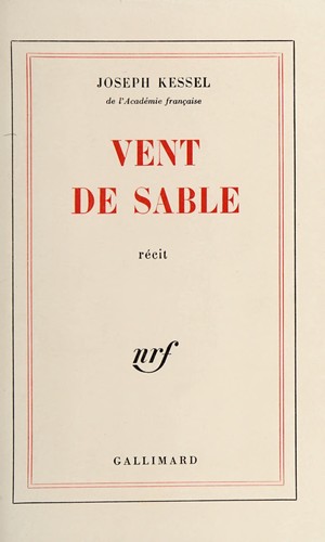 Cover of Vent de sable