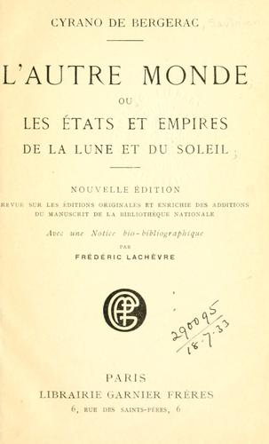 Cover of L' autre monde