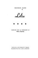 Cover of Lélia