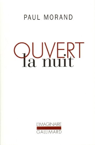 Cover of Ouvert la nuit