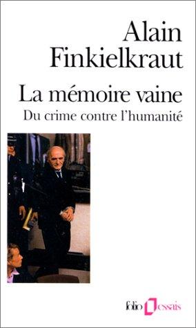 Cover of La mémoire vaine
