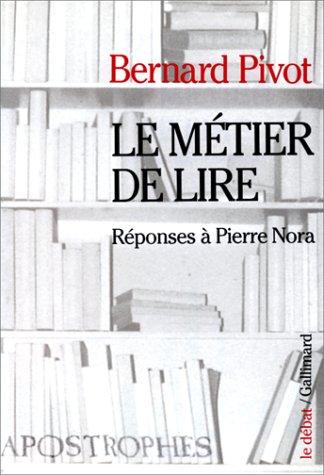 Cover of Le métier de lire