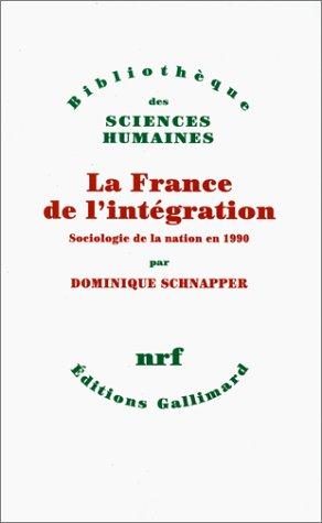 Cover of La France de l'intégration
