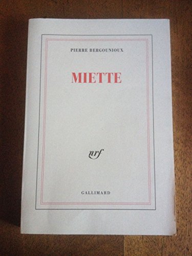 Cover of Miette