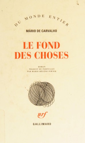 Cover of Le Fond des choses