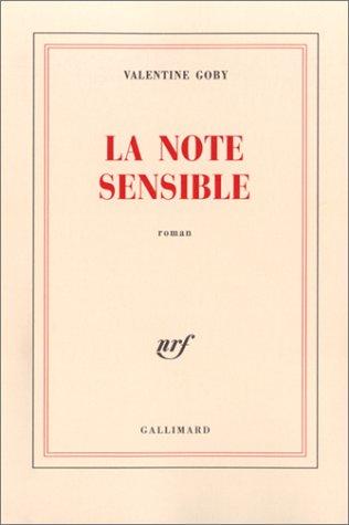 Cover of La Note sensible
