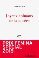 Cover of Joyeux animaux de la misère