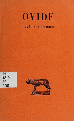 Cover of Les remèdes à l'amour