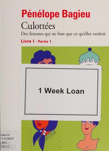 Cover of Culottées 1--Partie 1