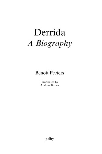 Cover of Derrida