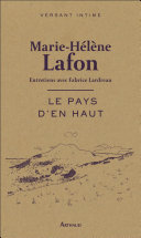 Cover of Le pays d'en haut