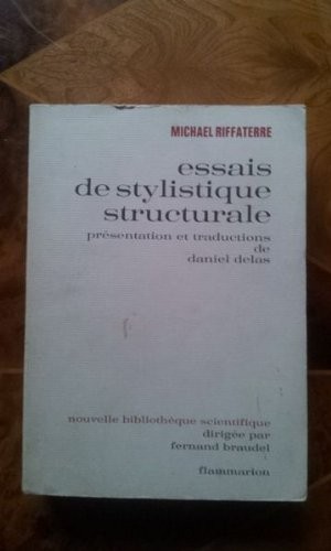 Cover of Essais de stylistique structurale