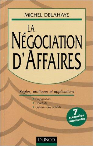 Cover of La négociation d'affaires