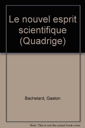 Cover of Le nouvel esprit scientifique