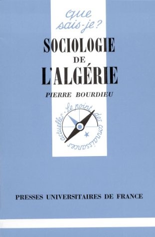 Cover of Sociologie de l'Algérie