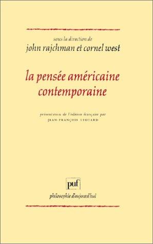 Cover of La pensée américaine contemporaine