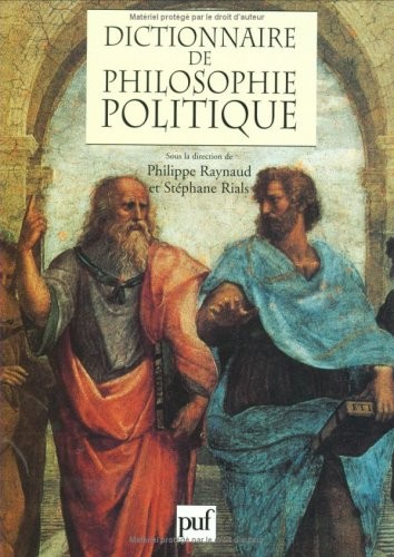 Cover of Dictionnaire de philosophie politique