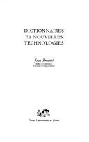 Cover of Dictionnaires et nouvelles technologies