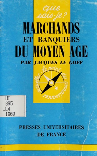 Cover of Marchands et banquiers du Moyen âge ..
