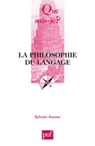Cover of La philosophie du langage