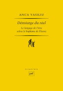 Cover of Démiurge du réel : Le langage de l’être selon le Sophiste de Platon