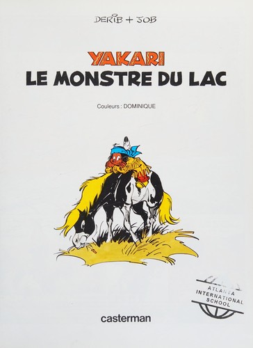 Cover of Le monstre du lac