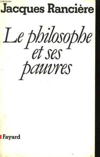 Cover of Le philosophe et ses pauvres