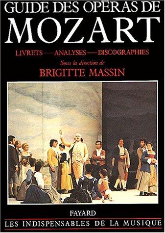 Cover of Guide des opéras de Mozart