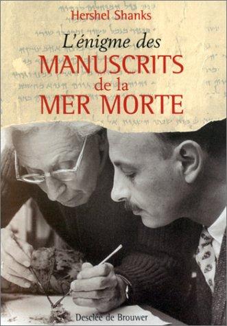 Cover of L'énigme des manuscrits de la mer Morte