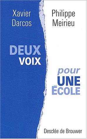 Cover of Deux voix pour une école
