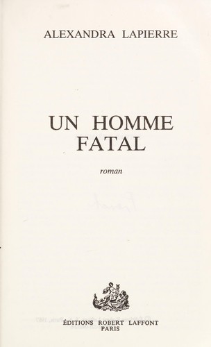 Cover of Un homme fatal