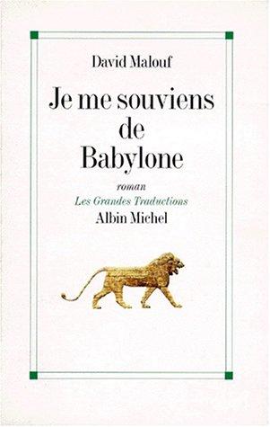 Cover of Je me souviens de Babylone