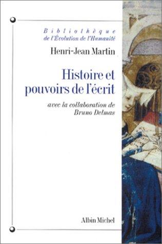 Cover of Histoire et pouvoirs de l'écrit