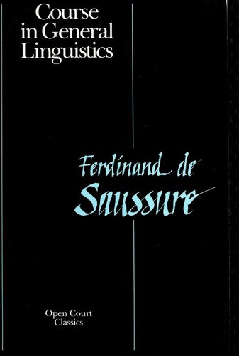 Cover of Cours de linguistique générale