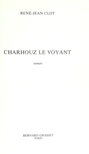Cover of Charhouz le voyant