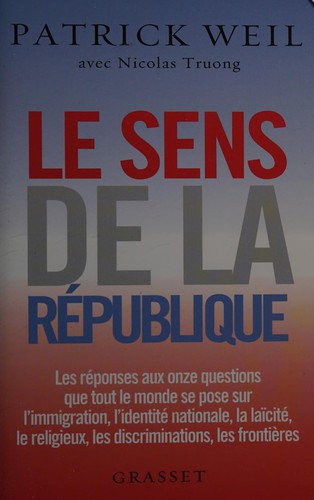 Cover of Le sens de la République