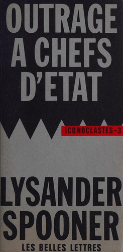 Cover of Outrage à chefs d'État