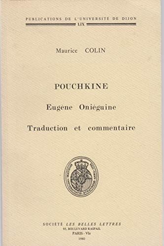 Cover of Eugène Oniéguine