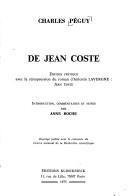 Cover of De Jean Coste
