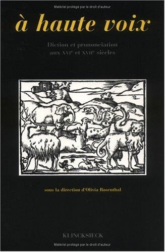 Cover of A haute voix