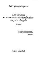 Cover of Les voyages et aventures extraordinaires du frère Angelo