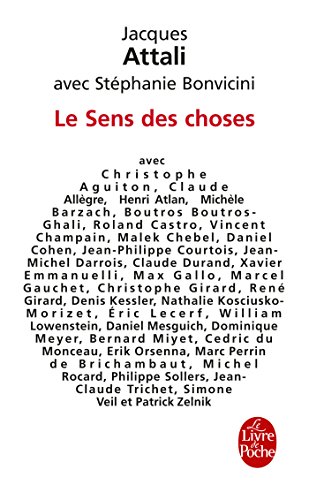 Cover of Le sens des choses