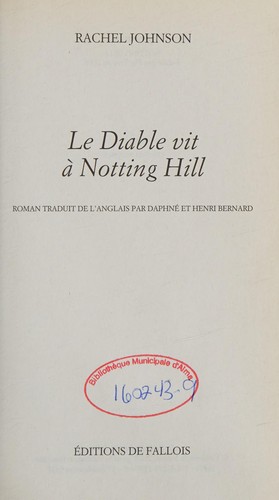 Cover of Le Diable Vit a Notting Hill