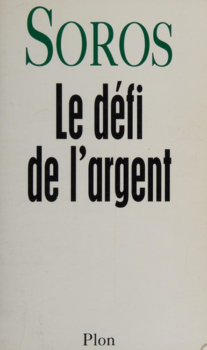 Cover of Le défi de l'argent