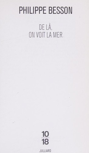 Cover of De là, on voit la mer