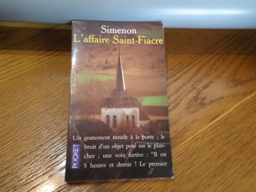 Cover of L'Affaire Saint-Fiacre