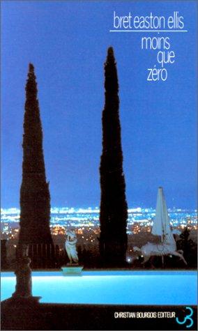 Cover of Moins que zéro