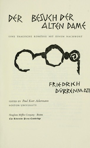 Cover of Der Besuch der alten Dame